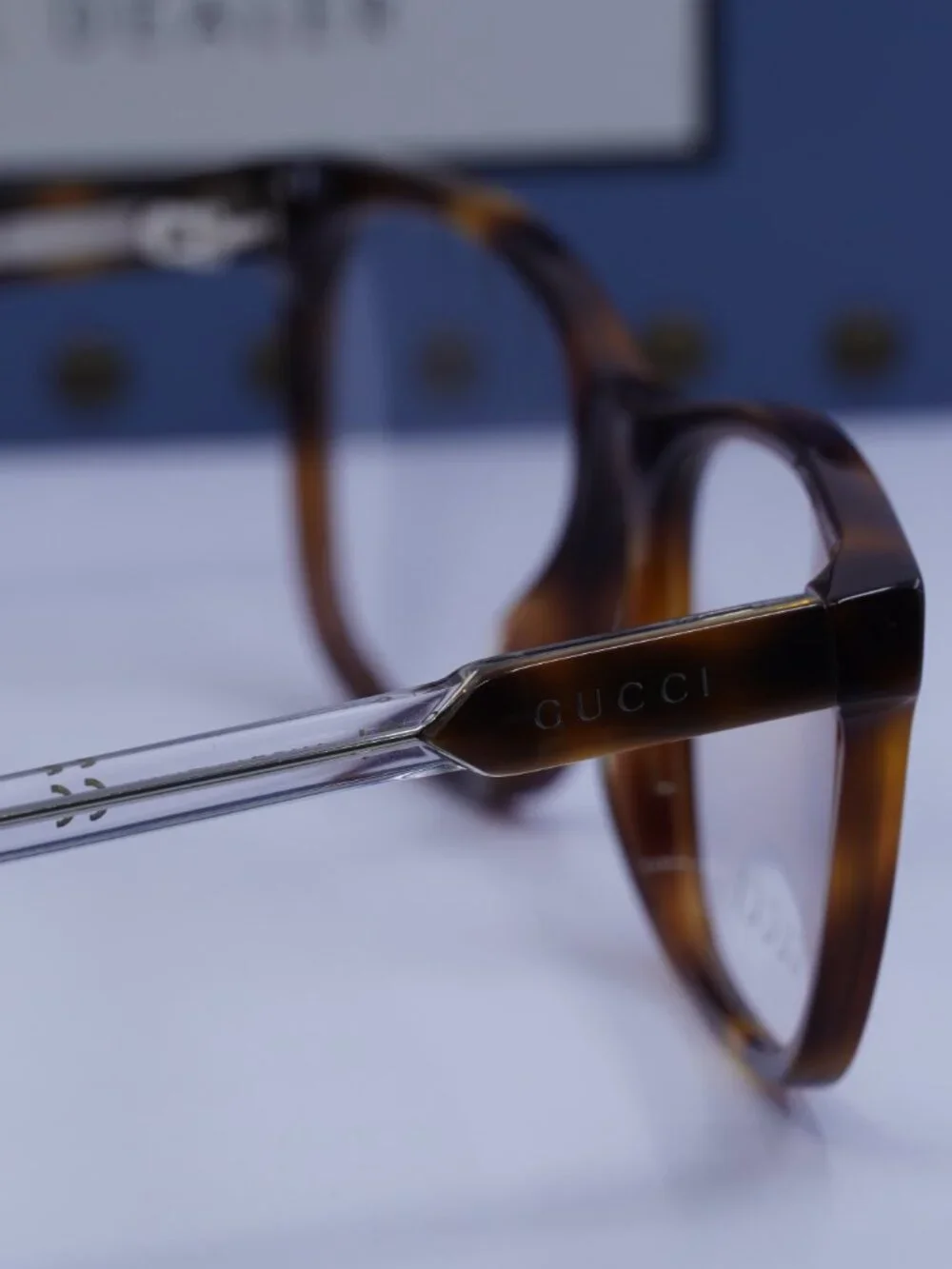 Gucci GG0490O 003  Rectangle Eyeglasses 53 mm - Havana
